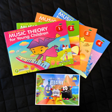 Bundle: Music Theory for Young Children (Second Edition) Book 1-4 + Free Hello Music Diary Book