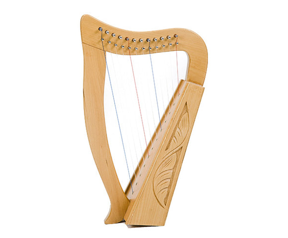 BABY HARP - 12 STRING CARVED W/BAG